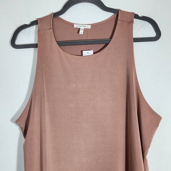 Maurices Sleeveless Pink Bodysuit NWT Size 2X Pink Plus Size Bodysuit - Picture 2 of 8